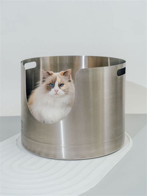 metal litter boxes|covered stainless steel litter box.